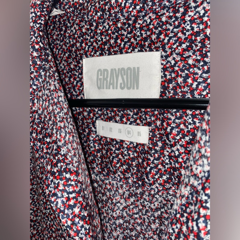 Grayson The Hero button up shirt size 04 Large